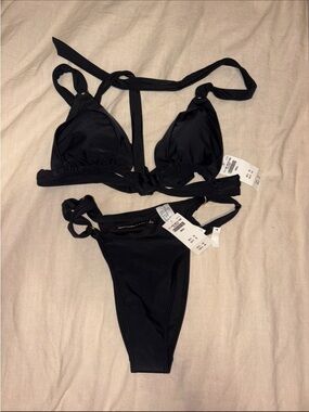 Abercrombie & Fitch Black Bikini Set S NWT